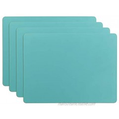 SHACOS Silicone Placemat Set of 4 Non Slip Washable Dining Table Mat Baking Mat