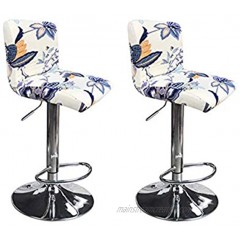 Deisy Dee Dining Room Chair Covers,Bar Stool Covers,Barstool Chair Slipcovers Pack of 2 C176 WW