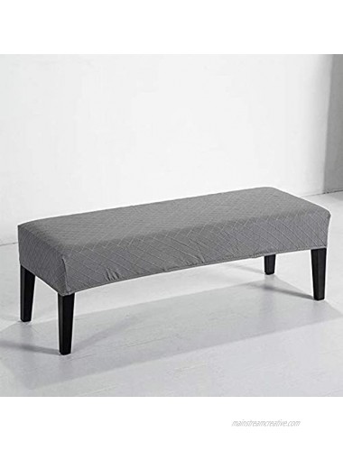 Dining Bench Cover Elastic Chair Covers Polyester Spandex Stretch Jacquard Dining Bench Cover Removable Dining Chair Cover