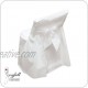 Joyfull "Linen-Look Disposable Folding Chair Cover with Bow 4 Pack