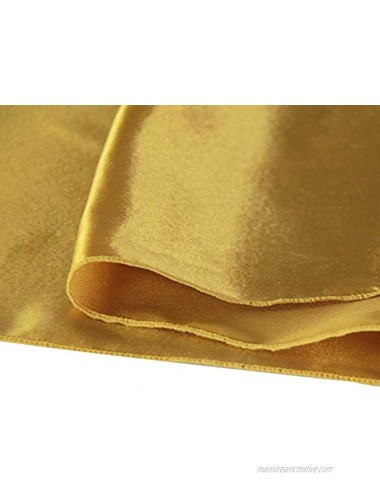 Set of 10 Chair Decorative Satin Sashes Bow Designed for Wedding Events Banquet Home Kitchen Decoration 10 Golden New