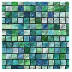 Cloth Napkins Polyester Dinner Napkins Set of 6 Green Mosaic Turquoise Blue Napkins Great for Indoor Outdoor Dining Special Occasions or Dinner Parties