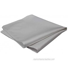 Cotton Dinner Napkin 16 x 16 Inch Silver Grey Set of 12 Napkins with Hemmed Edges Soft Durable Daily Use Kitchen Cloth Napkins Set Wedding Dinner Napkins Hotel Quality Cocktail Napkins