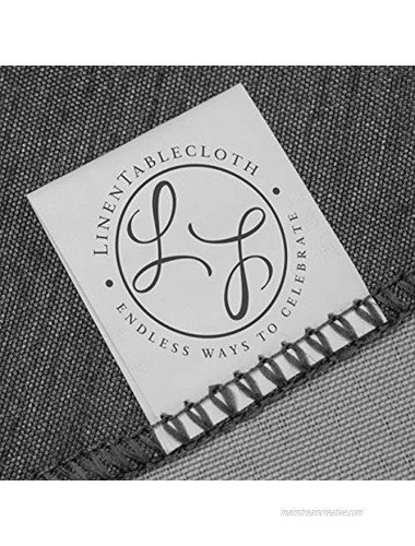 LinenTablecloth 17-Inch Polyester Napkins 1-Dozen White