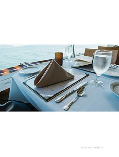 wonlex Polyester Cloth Napkins Set of 4 Soft Durable Dinner Napkins Reusable Napkins for Everyday Use Christmas Thanksgiving Day Banquet,Weddings 17.7“x17.7” Grey