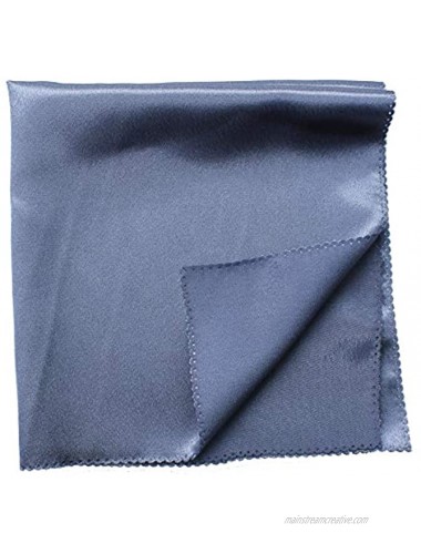 ZHIDAOtable Napkins Cloth Set of 6Handkerchief Table DecorationPartycloth napkinsnapkins for Dining tableHome TextilesForWedding Birthday Blue 1717in