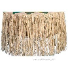 Real Raffia Table Skirt Luau Party Grass Table Skirt 9 feet x 29 inches