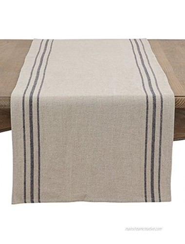 SARO LIFESTYLE Ferme Maison Collection Table-Toppers 16 x 72 Natural