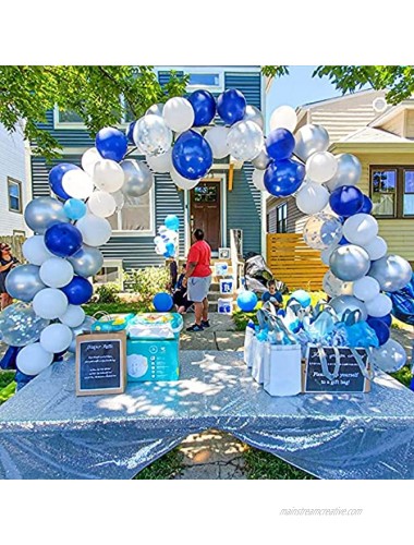 Table Balloon Arch Kit Tinabless 12ft Balloon Arch for Different Table Sizes Durable and Reusable for Birthday Party ,Wedding Graduation Christmas and Baby Shower Party Decorations