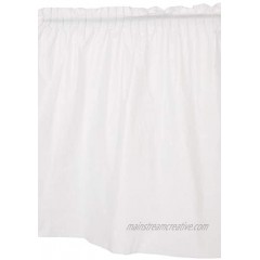 White Plastic Table Skirt 29 x 14ft.