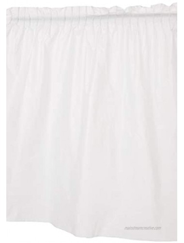 White Plastic Table Skirt 29 x 14ft.
