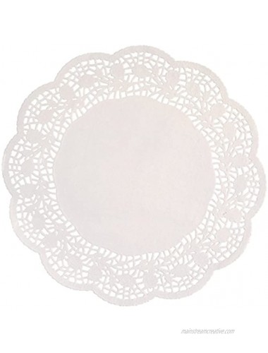 12 White Paper Doilies 12ct