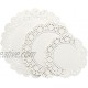 150 Pack Paper Doilies Lace Doily for Food Cake Crafts Disposable in 3 Assorted Sizes 6.5 8.5 and10.5 inch 50 Each White