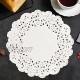 7-1 2" Paper Doilies Round Lace Doilies Paper 100Pcs Decorative Paper Placemats Bulk for Wedding Tableware Decoration Party