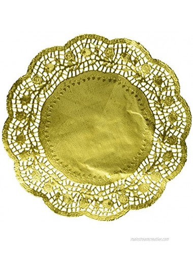 Amscan Doilies 10 1 2 Gold