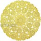 Gold Round Medallion Paper Lace Doilies 12 in 60 Pack