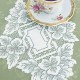 Heritage Lace Heirloom Doily 12" x 9" White 4 Count