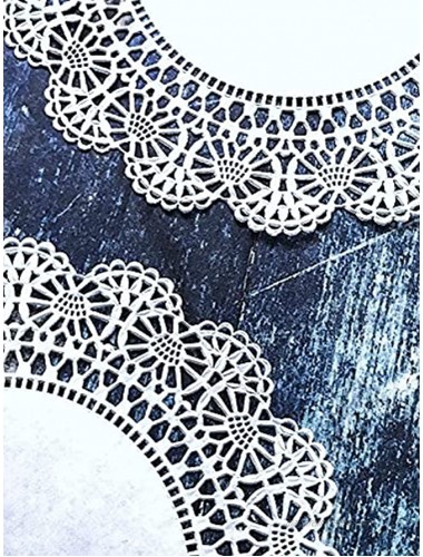 Round Paper Lace Table Doilies 12 inch White Decorative Tableware Disposab Placemats Pack of 90