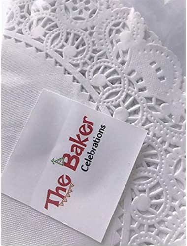 Round Paper Lace Table Doilies – 12 inch White Decorative Tableware Disposable Placemats; Made in Canada Pack of 100