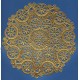 Royal Consumer Lace Round Foil Doilies Gold 6-Inch Pack of 18 B26509