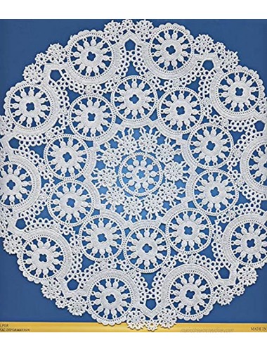 Royal Medallion Lace Round Paper Doilies 6-Inch Pack of 28 B23003