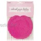 S.E.I. 4-Inch by 4-Inch Doilies Bright Pink Color 25-Doilies