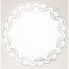 White Round Doilies | 10 | Pack of 10 | Party Supply