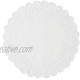 Worlds 50 Pack Round White Normandy paper Doilies Lace Paper Doiles 14"Inch