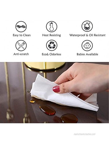 Small Clear PVC Desk Protector Mat Pad 12×24 Inch Plastic Table Cloths Cover 1.5mm Thick Rectangular Protective Easy Clean for Side End Night Stand Dresser Children Painting Table Computer Desk