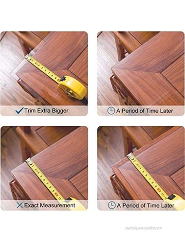 ZIJINJIAJU Clear Table Cover Protector Clear table protector pad 1.5mm Thick Upgraded Version No Plastic Smell Transparent Table Cover mat,Dining Table Protective CoverClear 1.5mm Thick 28x60In