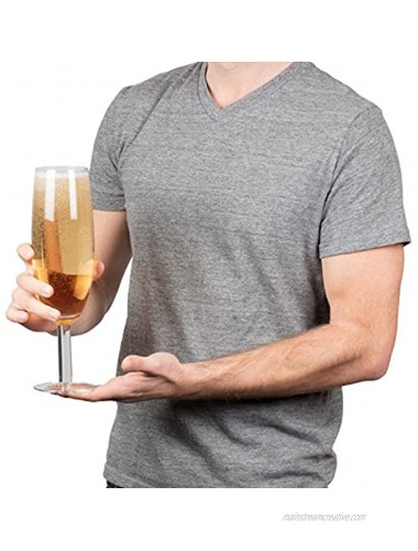 Giant Champagne Flute Glass 25oz XL Size Holds about a full bottle of champagne