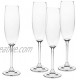 Godinger Meridian 7 Oz. Fluted Champagne Glasses Set of 4