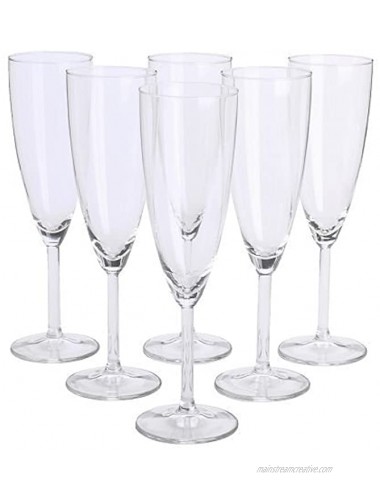 Ikea Svalka Champagne flute Glass Set of 6