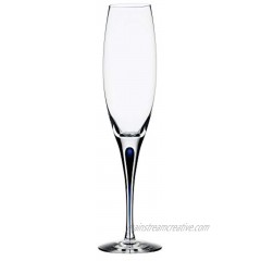 Orrefors Intermezzo 7 Ounce Champagne Flute 1 Count Pack of 1 Clear Blue