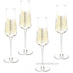 Portmeirion Sara Miller Champagne Flute Set of 4