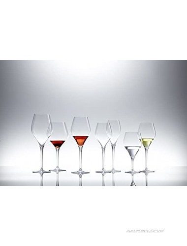 Schott Zwiesel Tritan Crystal Glass Finesse Stemware Collection Champagne Flute with Effervescence Points Set of 6 10.0 oz Clear
