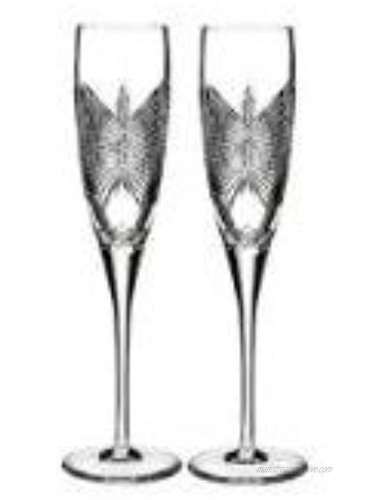 Waterford Love Happiness Champagne Flute Set of 2