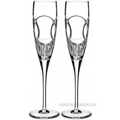 Waterford Love Wedding Vows Champagne Flute Pair