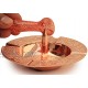 ABHANDICRAFTS Metal Ashtray with Poker Spike to Clean Out Bowls Perfect Gifts Idea for boyfriend.