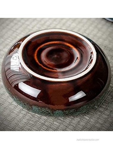 [Gift Package] 5.7 Large Ashtrays for Ceramic with Lids Ash Tray Outdoors Ashtrays for Indoor