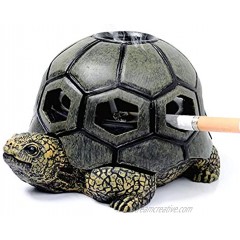 Monsiter QE Turtle Ashtrays for Cigarettes Cute Ash Tray for Home and Outdoor