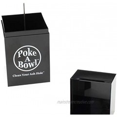 Poke A Bowl Box Ashtray Clean Your Ash Hole Black