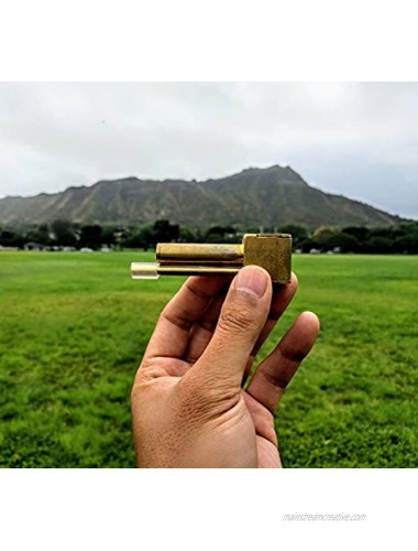 Shaka Original Brass Portable Proto Tool All-in-One w Poker and Storage Tube Precision CNC Machined Made in Hawaii