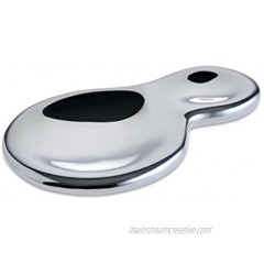 Alessi"T-1000" Spoon Rest in 18 10 Stainless Steel Mirror Polished Silver