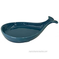 Ceramic Coastal Spoon Rest for Kitchen Whale