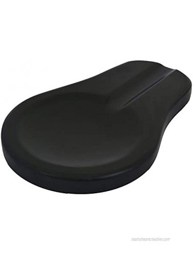 Marbco Marble Spoon Rest Ladle Holder Marble Spoon Rest Holder for Stove Kitchen Heavy Duty Dishwasher Safe Design 2 Black