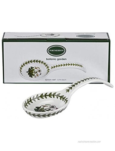 Portmeirion Botanic Garden Collection Spoon Rest Dishwasher and Microwave Safe Made in England