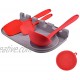 Silicone Spoon Rest 2in1 XINLIANG Spoon Holder for Stove Top Upgraded Large Size Heat-Resistant Utensil Rest with Drip Pad for Kitchen Counter Countertop