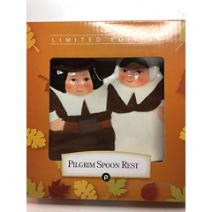 The Pilgrim Pair Collectible Thanksgiving Spoon Rest