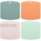 Silicone Pot Holder Trivets Non Slip Heat Resistant Trivet Silicone Potholder Can Be Used for Jar Opener Spoon Holder Oven Mitts Placemats Pot Holders etc 4 Pack